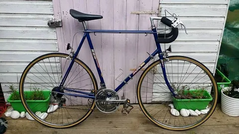 Blue Sun Solo road bike with drop bars, gumwall tyres and a triple chainset
